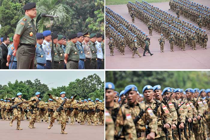 Panglima TNI Lepas Keberangkatan 1.169 Prajurit ke Lebanon